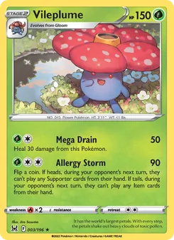 Vileplume (Lost Origin #003/196)