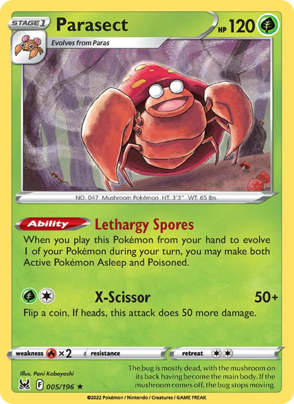 Parasect (Lost Origin #005/196)