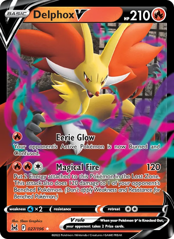 Delphox V (Lost Origin #027/196)