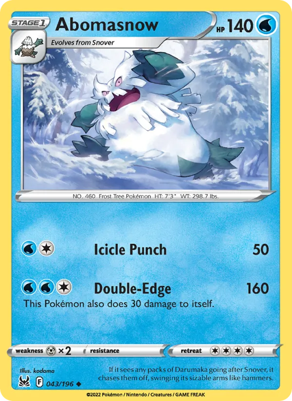 Abomasnow (Lost Origin #043/196)