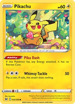 Pikachu (Lost Origin #052/196)