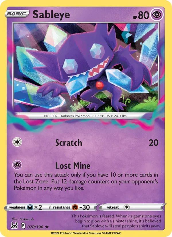 Sableye (Lost Origin #070/196)