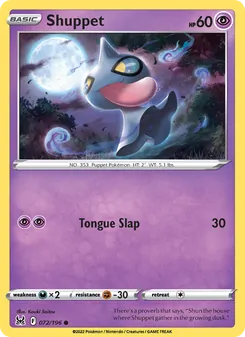 Shuppet (Lost Origin #072/196)