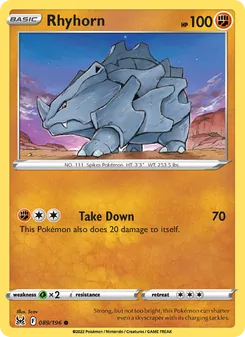 Rhyhorn (Lost Origin #089/196)