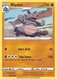 Rhydon (Lost Origin #090/196)