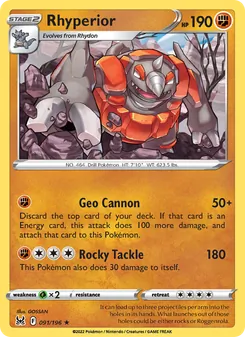 Rhyperior (Lost Origin #091/196)