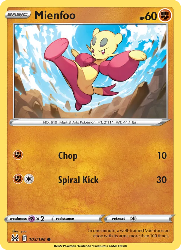Mienfoo (Lost Origin #103/196)