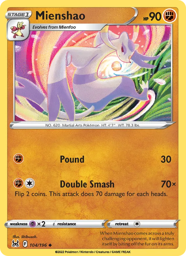 Mienshao (Lost Origin #104/196)
