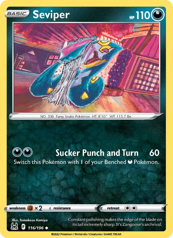 Seviper (Lost Origin #116/196)