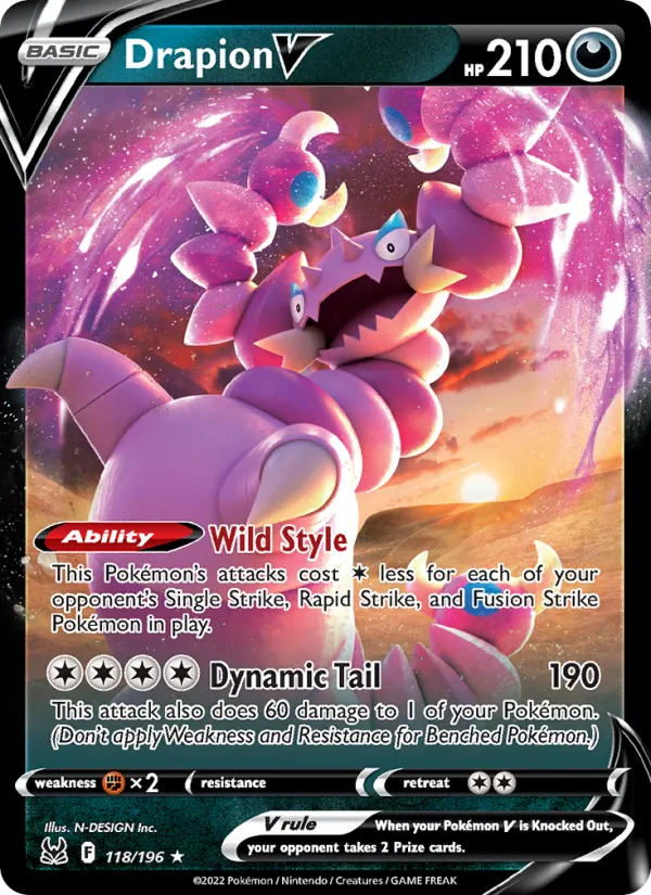 Drapion V (Lost Origin #118/196)