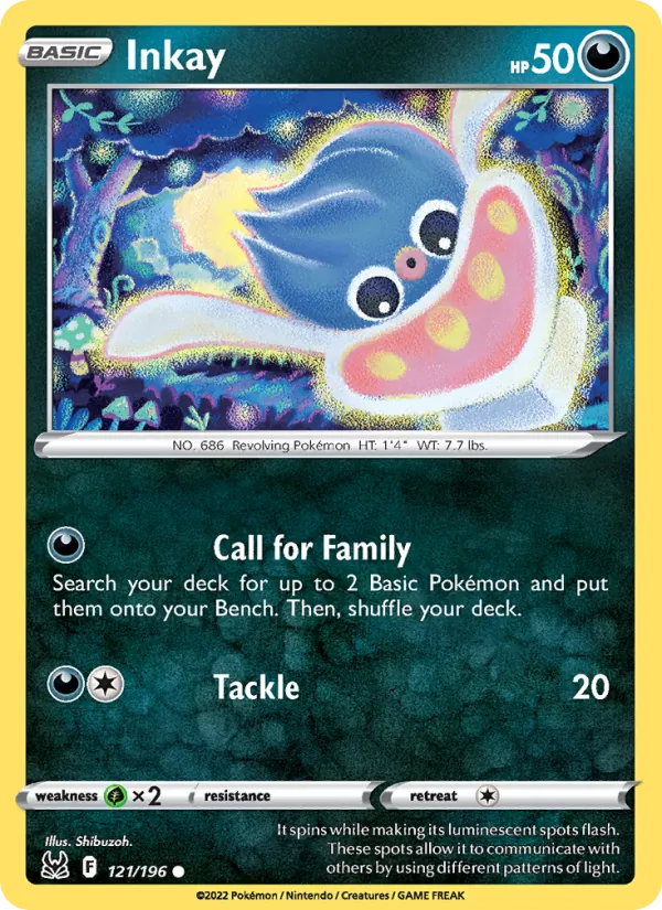 Inkay (Lost Origin #121/196)