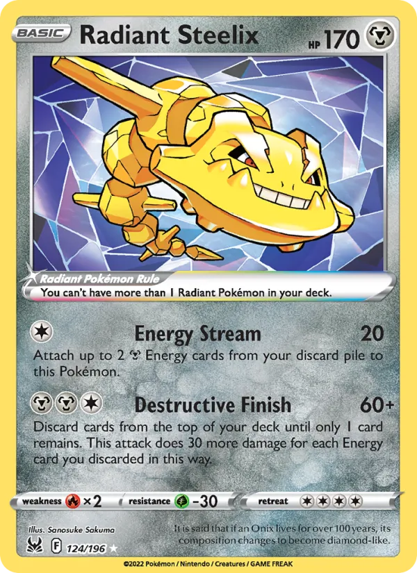 Radiant Steelix (Lost Origin #124/196)