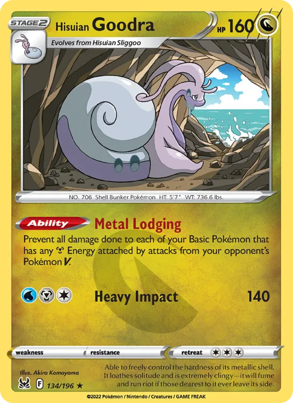 Hisuian Goodra (Lost Origin #134/196)