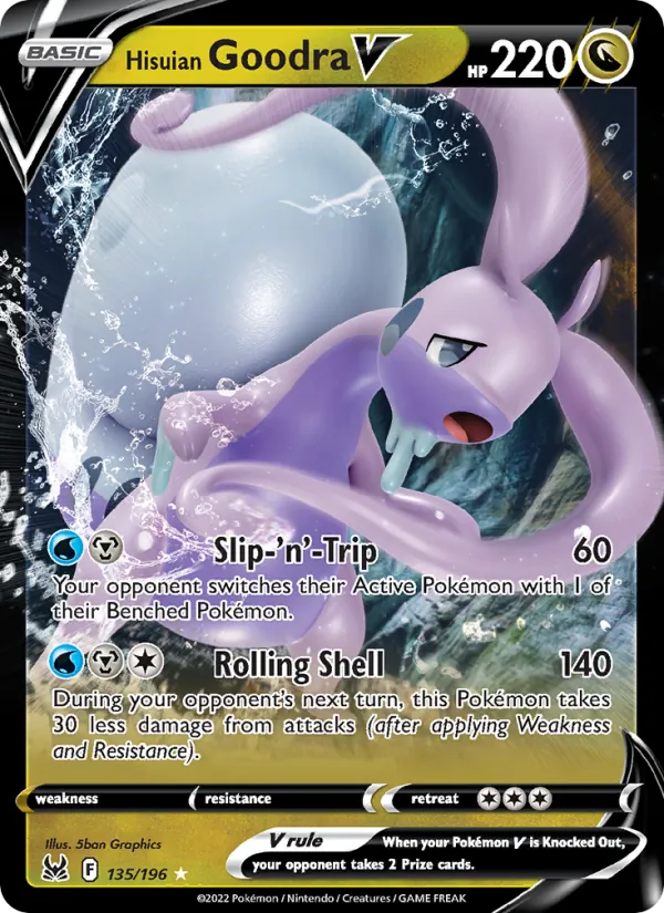 Hisuian Goodra V (Lost Origin #135/196)