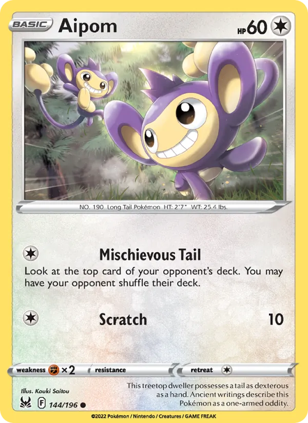 Aipom (Lost Origin #144/196)