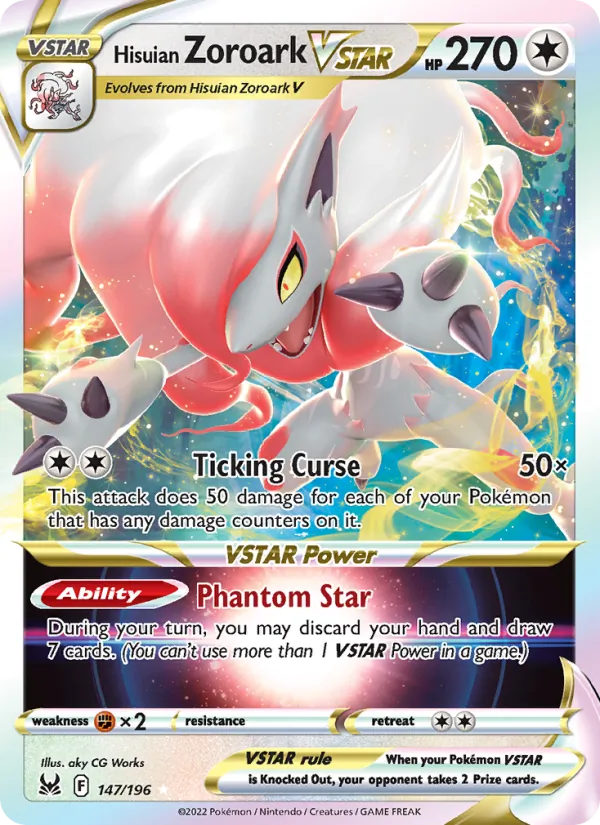 Hisuian Zoroark VSTAR (Lost Origin #147/196)