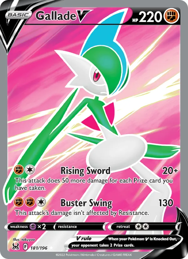 Gallade V (Lost Origin #181/196)