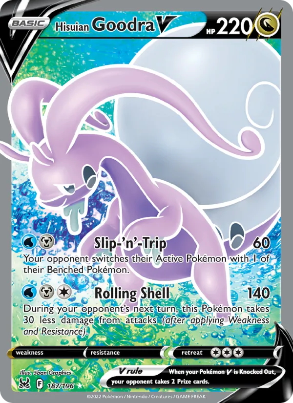 Hisuian Goodra V (Lost Origin #187/196)