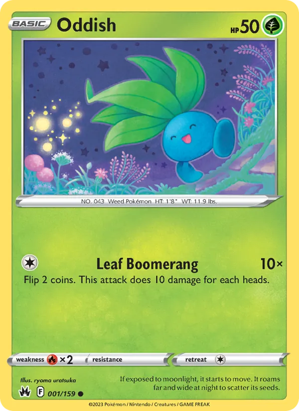 Oddish (Crown Zenith #001/159)