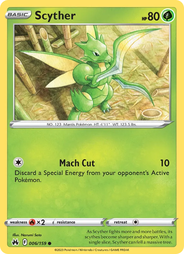 Scyther (Crown Zenith #006/159)