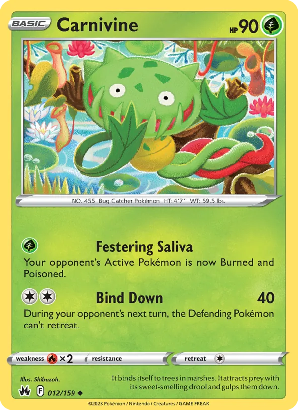 Carnivine (Crown Zenith #012/159)