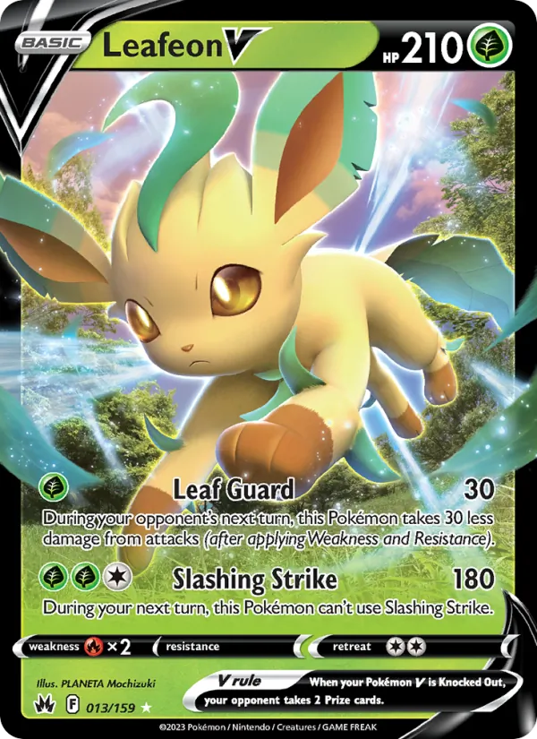 Leafeon V (Crown Zenith #013/159)