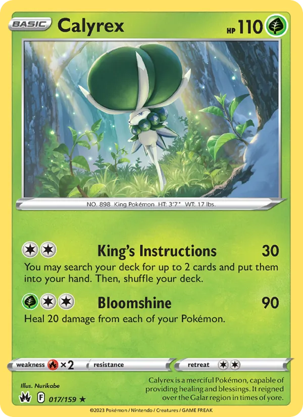 Calyrex (Crown Zenith #017/159)