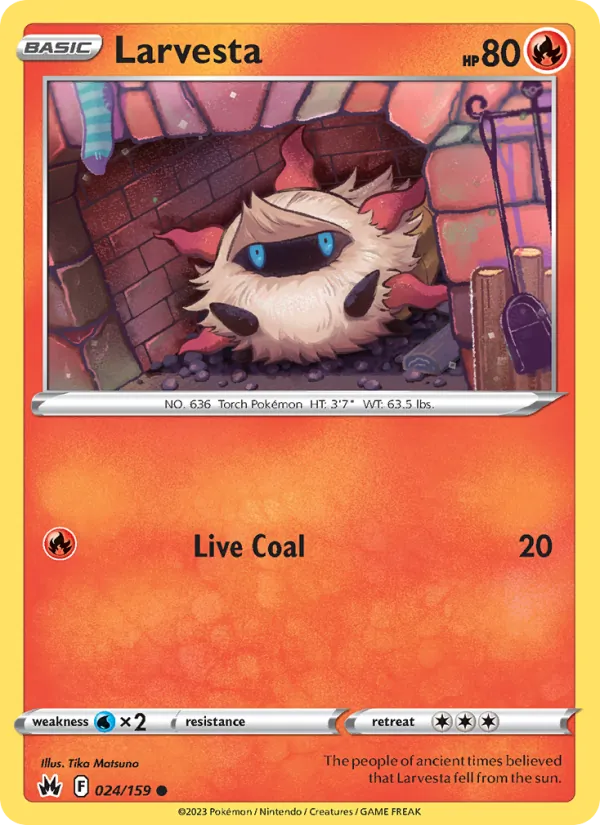 Larvesta (Crown Zenith #024/159)