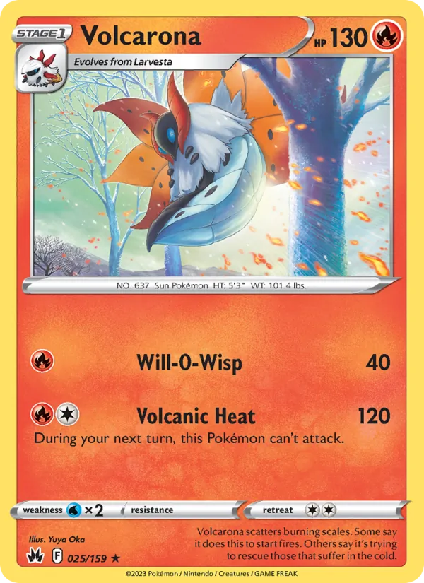 Volcarona (Crown Zenith #025/159)