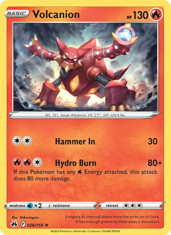 Volcanion (Crown Zenith #026/159)