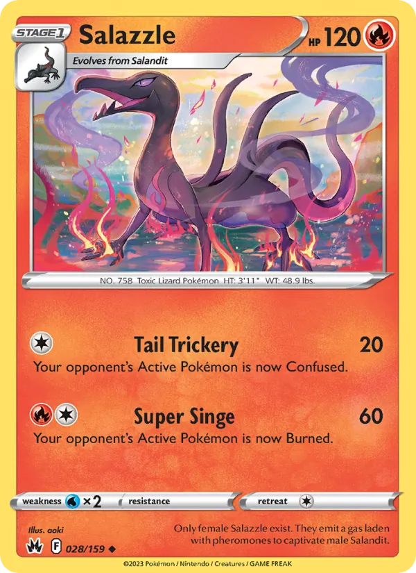 Salazzle (Crown Zenith #028/159)