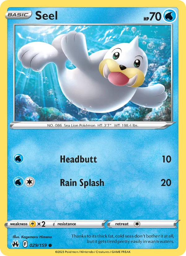 Seel (Crown Zenith #029/159)