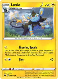 Luxio (Crown Zenith #042/159)