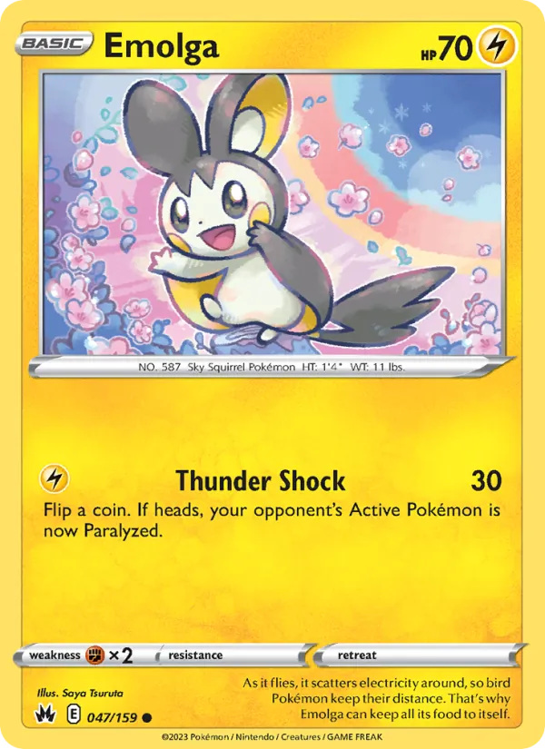 Emolga (Crown Zenith #047/159)