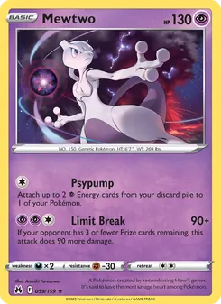 Mewtwo (Crown Zenith #059/159)