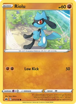 Riolu (Crown Zenith #071/159)
