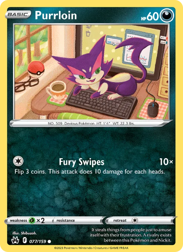 Purrloin (Crown Zenith #077/159)