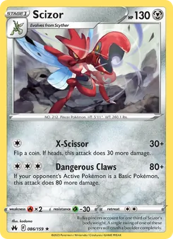 Scizor (Crown Zenith #086/159)