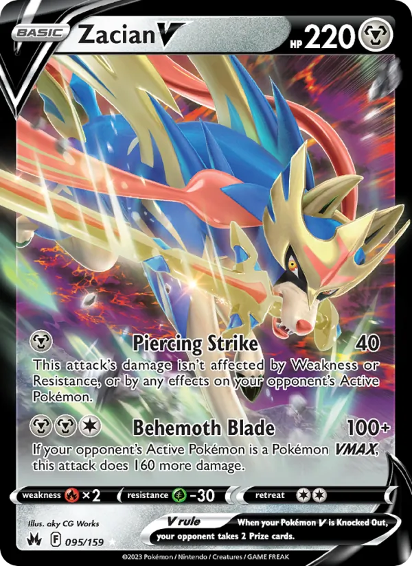 Zacian V (Crown Zenith #095/159)