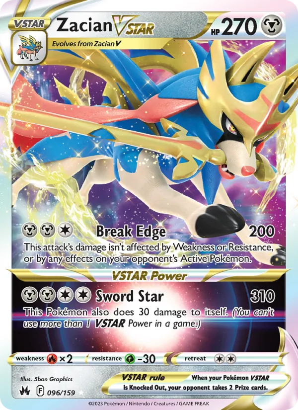 Zacian VSTAR (Crown Zenith #096/159)