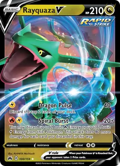 Rayquaza V (Crown Zenith #100/159)