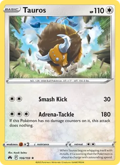 Tauros (Crown Zenith #106/159)