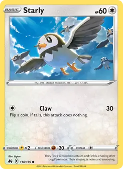 Starly (Crown Zenith #110/159)