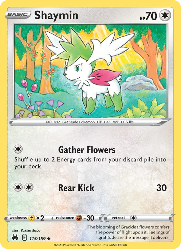 Shaymin (Crown Zenith #115/159)