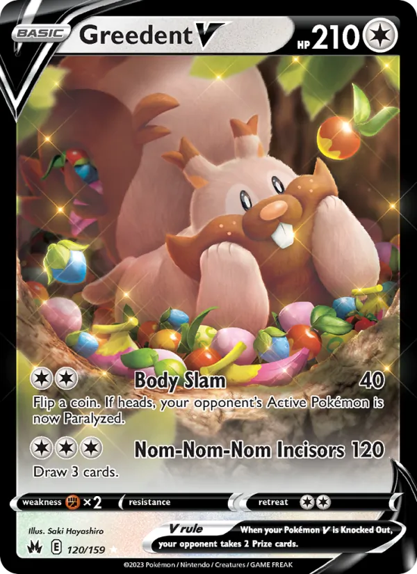 Greedent V (Crown Zenith #120/159)