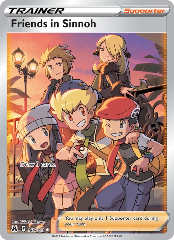 Friends in Sinnoh (Crown Zenith #149/159)