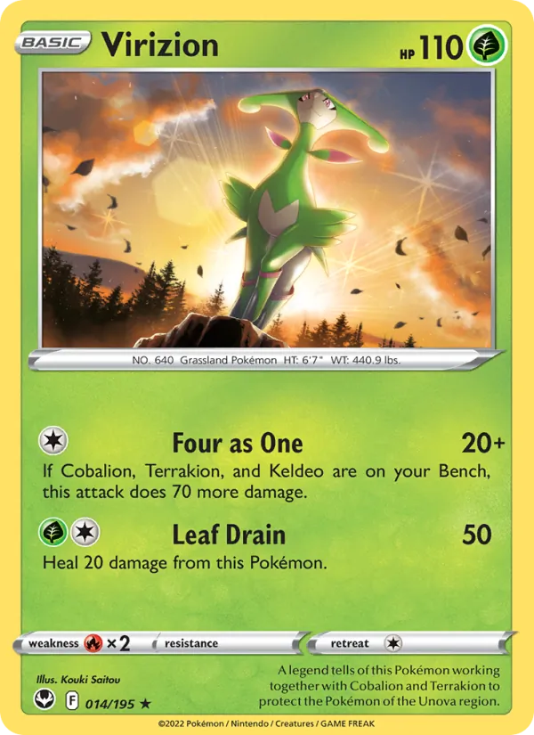 Virizion (Silver Tempest #014/195)