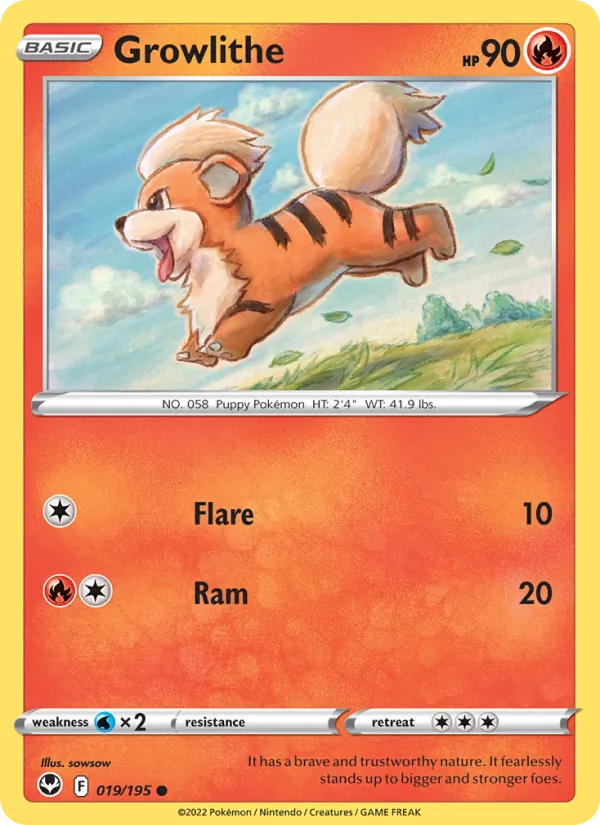 Growlithe (Silver Tempest #019/195)
