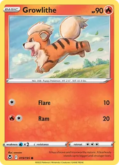 Growlithe (Silver Tempest #019/195)
