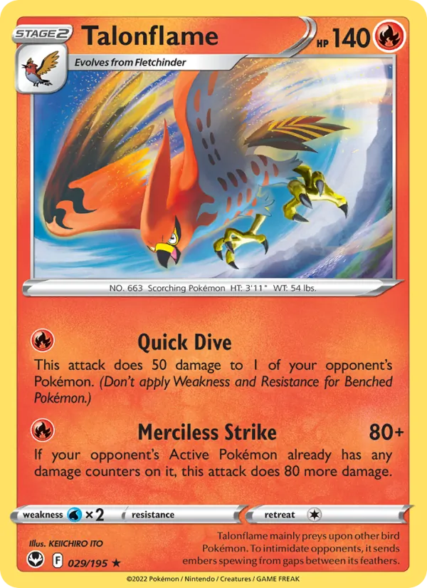 Talonflame (Silver Tempest #029/195)